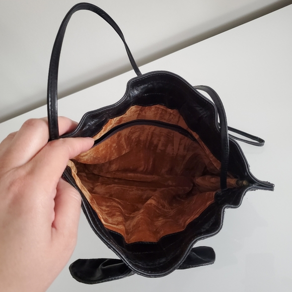 Vintage EUC Crocodile Leather Crossbody Purse - Picture 3 of 4